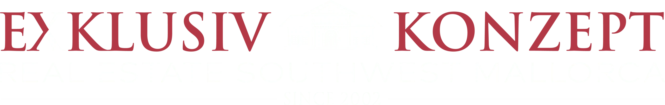 Exklusiv Konzept Logo weiß
