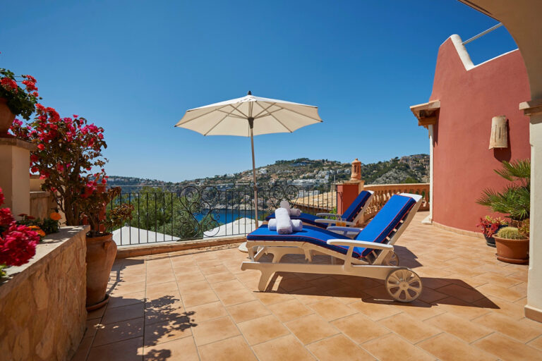 Mediterrane Wohnung mit spektakulärem Ausblick